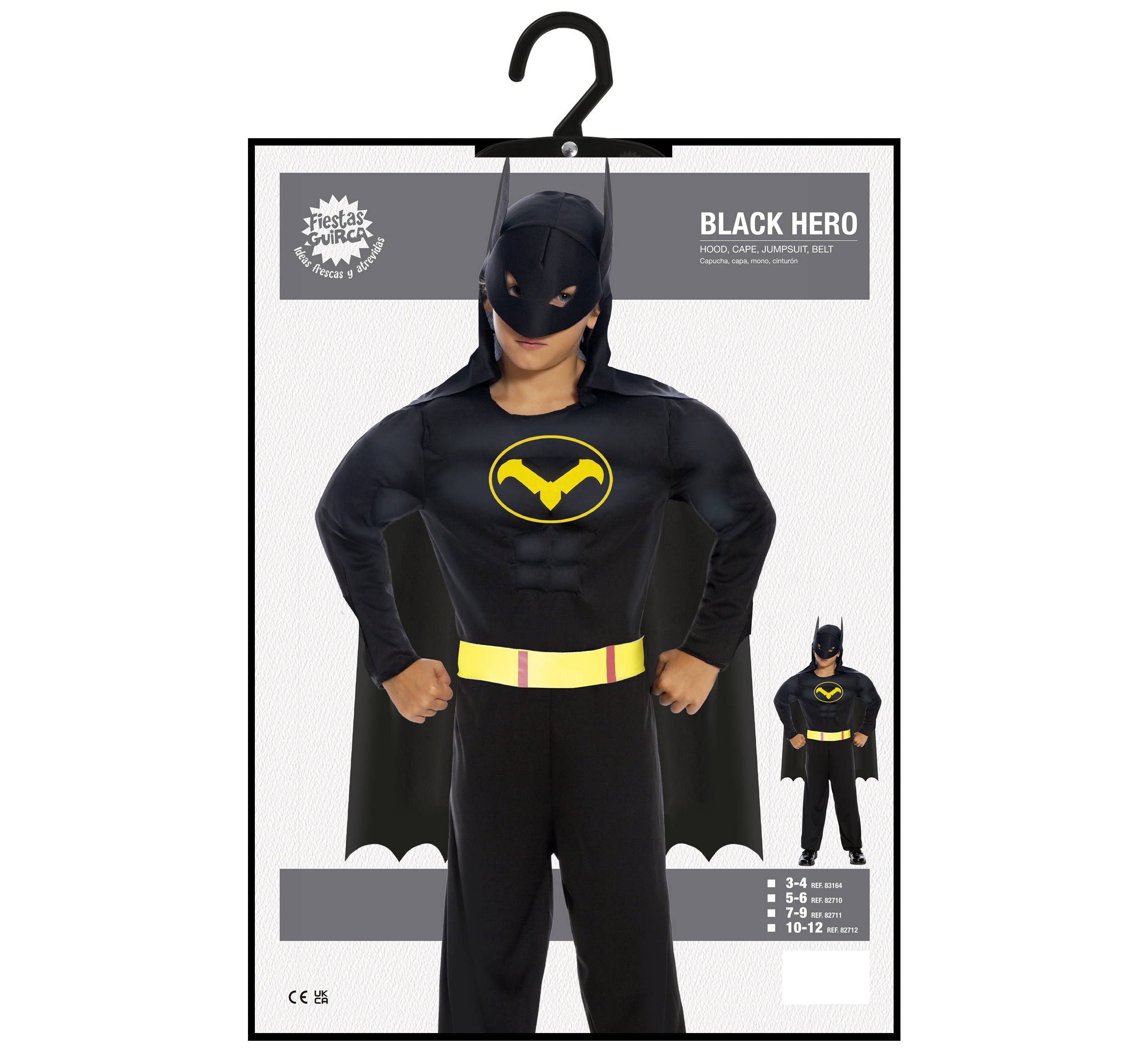 Fato BlackHero Infantil 5-6 Anos