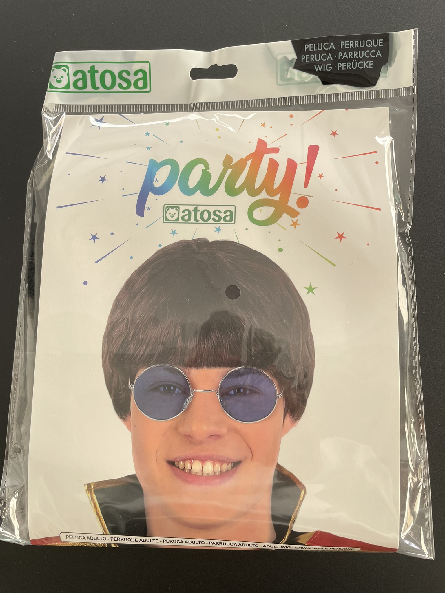 Peruca Cabelo Preto Curta