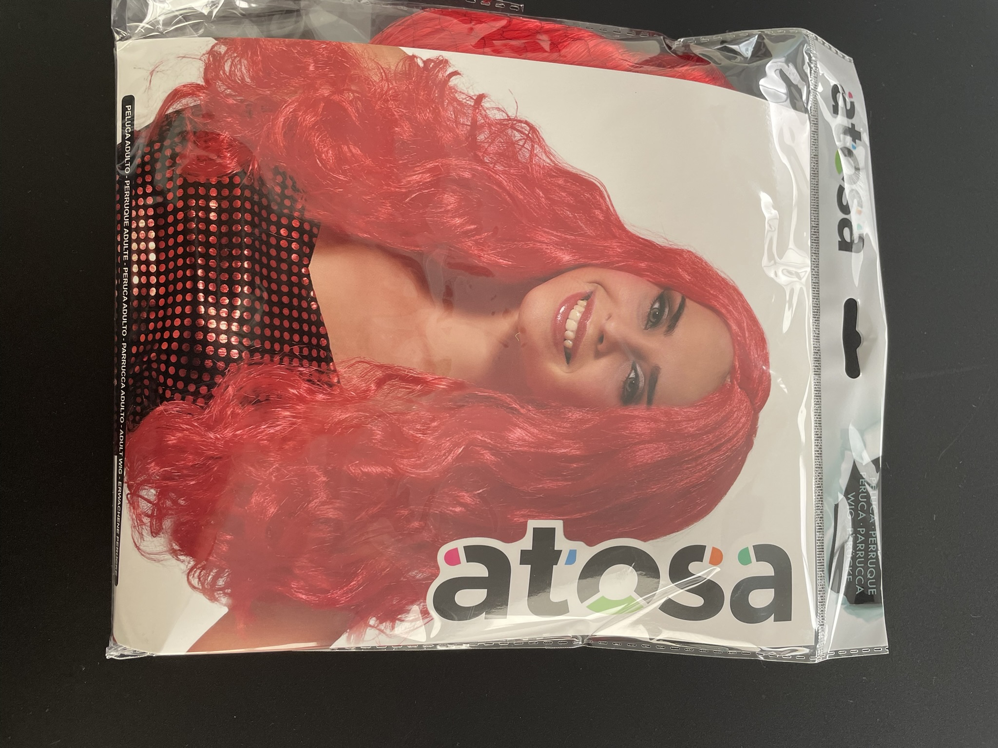 Peruca Ruiva Comprida