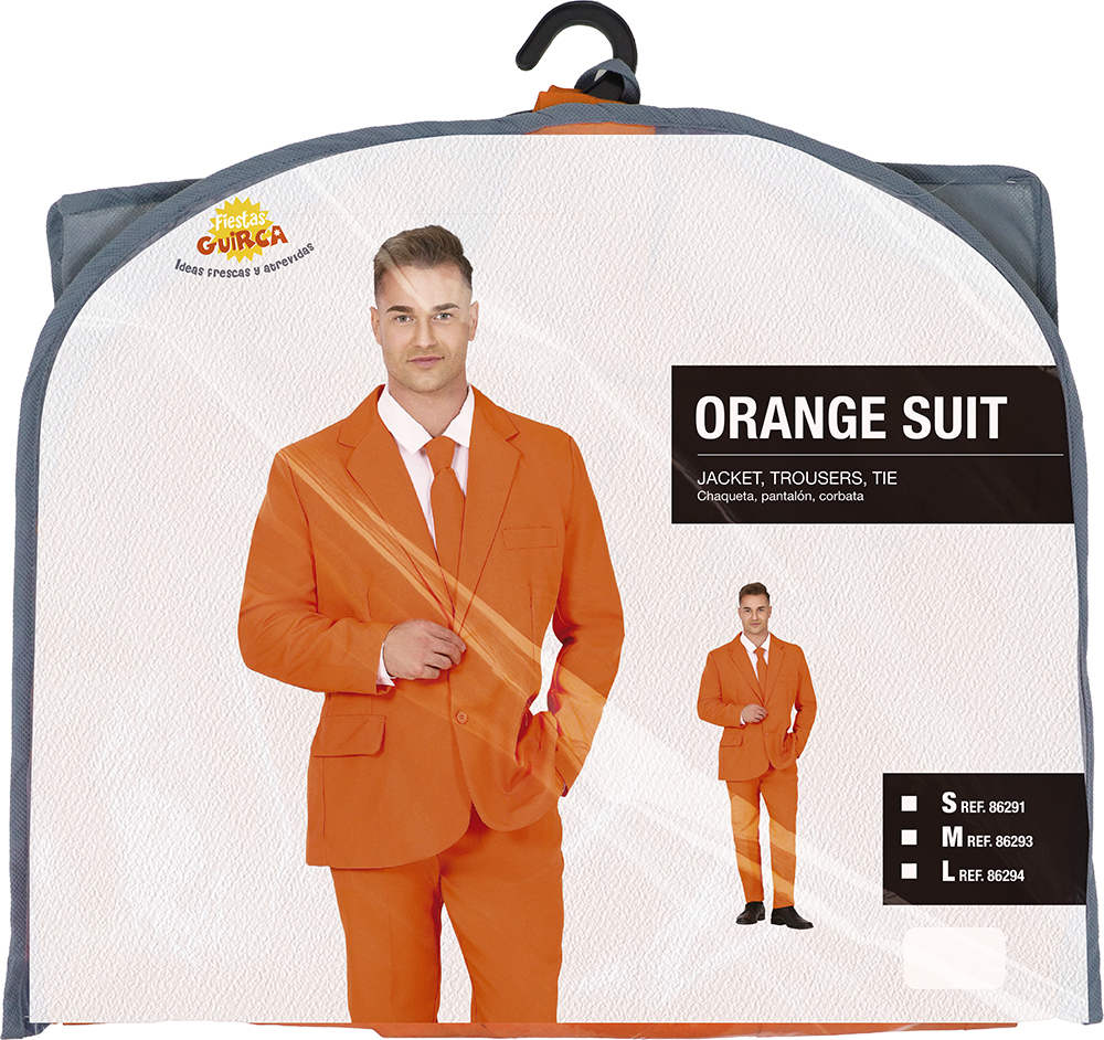Fato Cor de Laranja Adulto