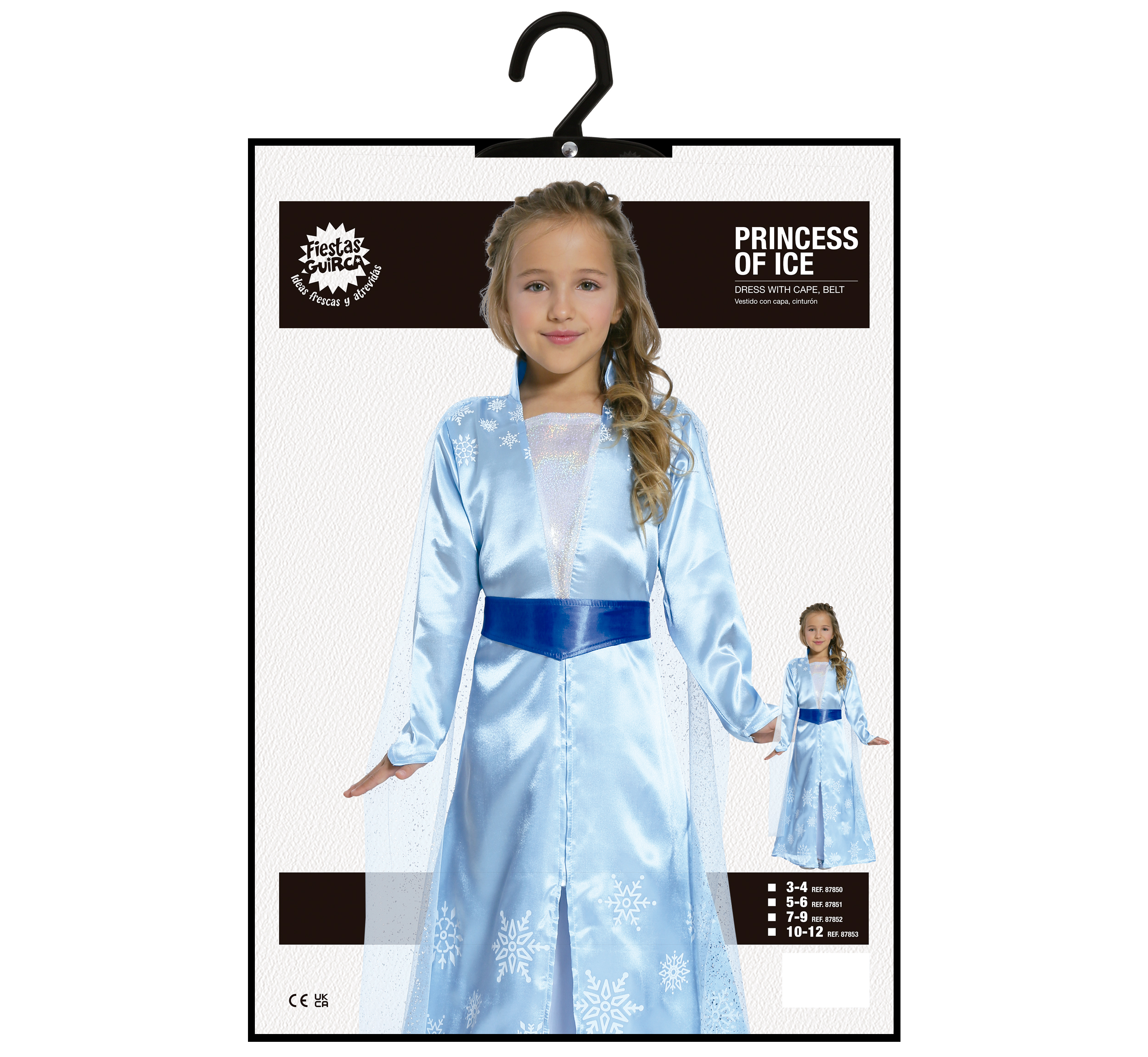 Fato Infantil de Princesa 5-6 Anos