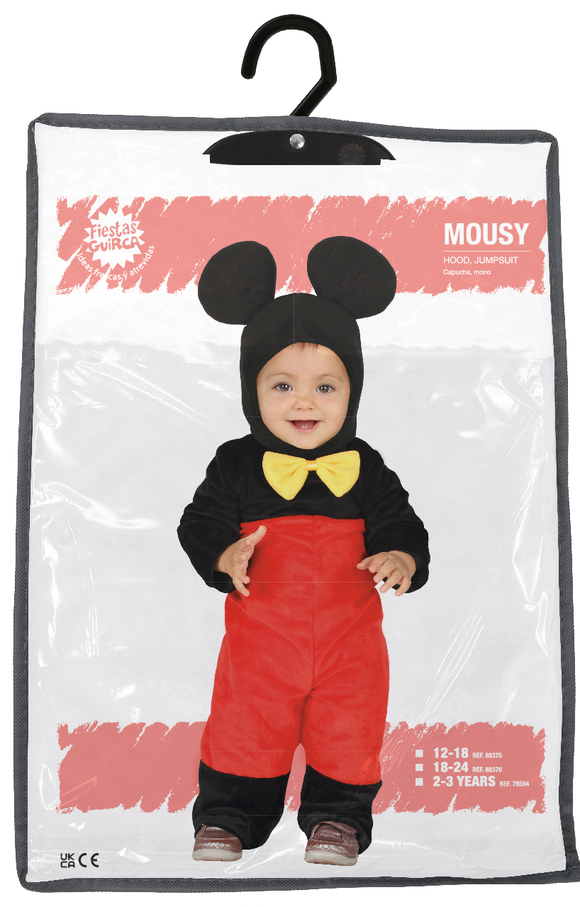 Fato Mickey Mouse - Bebé 18-24 Meses